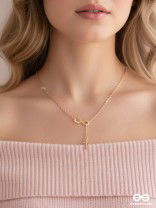 The Infinite Grace - Golden Statement Neckpiece With Anti-Tarnish Coating