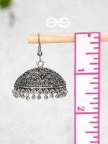 The Nature Motifs - Intricate Statement Boho Jhumkas