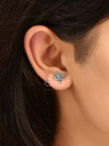 The Floral Celeste Studs- Tiny Trinket Earrings