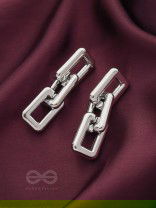 Catch me if you can - Silver Statement earrings