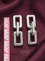 Catch me if you can - Silver Statement earrings