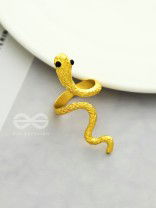 The Golden Serpent - Adjustable ring
