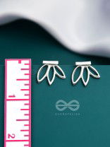 Don't Leaf Me - Silver Ear-Jackets