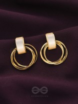 Loop a Hoop - Statement Golden Earrings