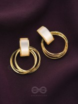 Loop a Hoop - Statement Golden Earrings
