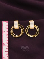 Loop a Hoop - Statement Golden Earrings