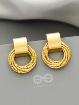 A Chunk of Gold - Statement Earrings