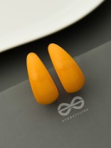 Effortlessly Classy - Statement Hoops (Mustard)