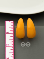 Effortlessly Classy - Statement Hoops (Mustard)