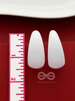 Effortlessly Classy - Statement Hoops (White)