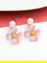 The Floral Pearl stunners - Statement Earrings