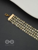 Shimmer on My Neck - Statement Golden Choker