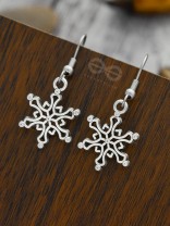 The Snazzy Snowflakes - Tiny Trinket Earrings