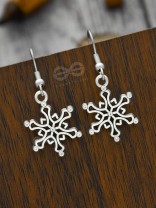 The Snazzy Snowflakes - Tiny Trinket Earrings