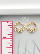 The Garden of Eden - Statement Embellished Enamelled Earrings