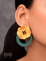 THE FLORAL MESMERISERS - STATEMENT EAR JACKETS (Mellow)