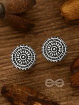 The Intricate Chakravyu - Tiny Trinket Earrings