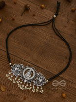 The Opulence of Devotion- Statement Set of Earrings and Choker