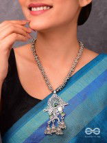 The Charismatic Krishna - Statement Ethnic Enamelled Neckpiece