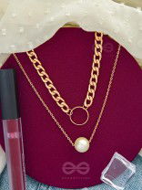 The Epitome of Elegance- Layered Pearl Neckpiece