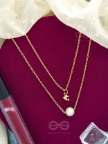 The Aquatic Wonders - Golden Layered Neckpiece With Anti-Tarnish Coating 