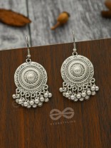 The Artsy Shields - Oxidised Boho Earrings