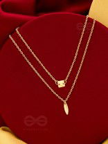 The Geometrical Charm- Statement Multiayered Neckpiece With Anti-Tarnish Coating 