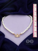 The Crown of Glory- Golden Pearl Necklace