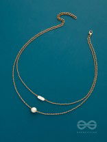 The Classic Romance- Golden Layered Necklace With Anti-Tarnish Coating