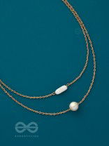 The Classic Romance- Golden Layered Necklace With Anti-Tarnish Coating