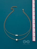 The Classic Romance- Golden Layered Necklace With Anti-Tarnish Coating