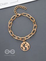 The Global Citizen- Golden Bracelet