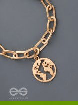 The Global Citizen- Golden Bracelet