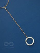 Pearl Around- Hand Harness Golden Pearl Bracelet