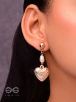 A Heart of Gold- Classy Golden Earrings