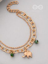 The Jungle King- Golden Layered Bracelet