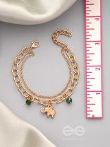 The Jungle King- Golden Layered Bracelet