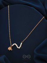 The Jungle Safari- Golden Beads Necklace With Anti-Tarnish Coating 