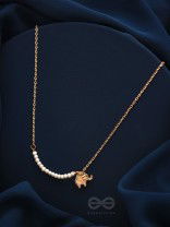 The Jungle Safari- Golden Beads Necklace With Anti-Tarnish Coating 