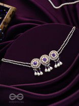 Prasidika- The Beautiful Garden- Stones and Pearls Embroidered Necklace