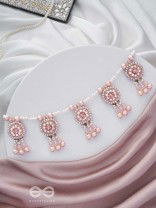 Shadwal- The Pretty Meadow- Pearls and Stones Embroidered Necklace 