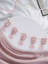 Shadwal- The Pretty Meadow- Pearls and Stones Embroidered Necklace 