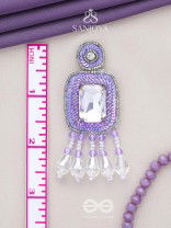 Aadarsa- The Magnificent Mirror- Stones and Sequins Embroidered Earrings