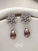 The Frosted Flower- Tiny Trinket Earrings (Lavender)