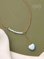 The Heart's Desire- Golden Beads Anklet