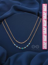 The Wonder Waters- Golden Layered Necklace With Anti-Tarnish Coating 