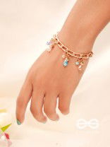 Catch the Sun- Golden Glass Beads Bracelet