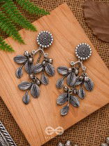 The Black Forest- Classy Oxidized Earrings 