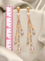 Rains of Castamere- Golden Glass Beads Earrings