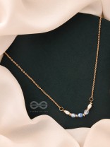 The Million Dollar Smile-Golden Beads Necklace With Anti-Tarnish Coating 